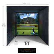 SIMSPACE PROFESSIONAL GOLF ENCLOSURE - SIM/005