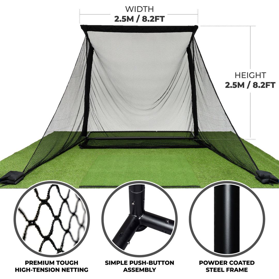【GRIFFIN.FZ】Sonosheet SimSpace Deluxe Practice Net LXW019 – Catalyst Golf - Canada