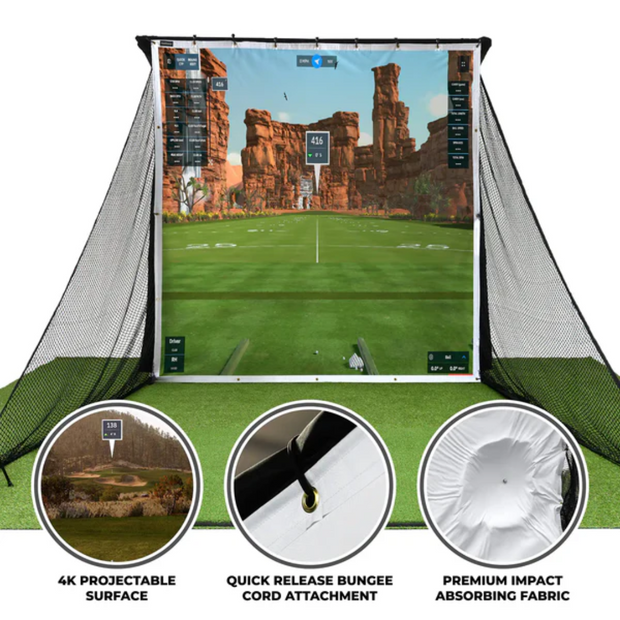 SimSpace Impact Screen + Bungee Cords for Deluxe Practice Net