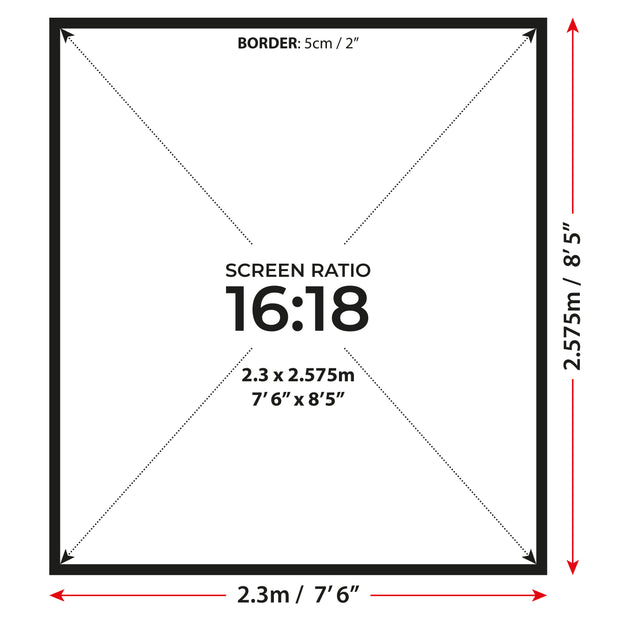 SimSpace Double Sided Impact Screen