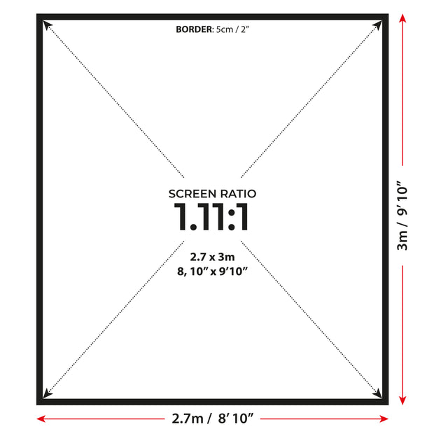 SimSpace Double Sided Impact Screen