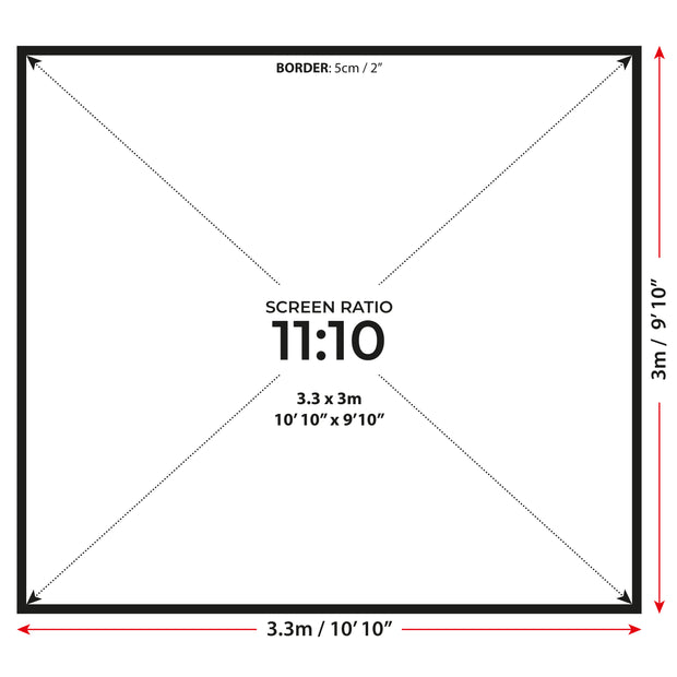 SimSpace Double Sided Impact Screen