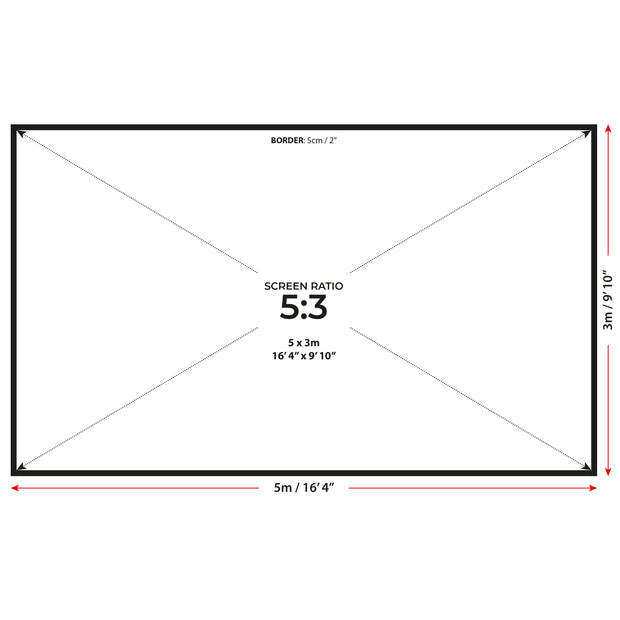 SimSpace Double Sided Impact Screen