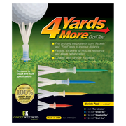 4 Yards More Golf Tees - Variety Pack