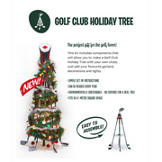 Golf Club Holiday Christmas Tree Kit
