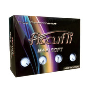 ACCUFLI Max Soft Golf Balls - Glossy White (12 pack)